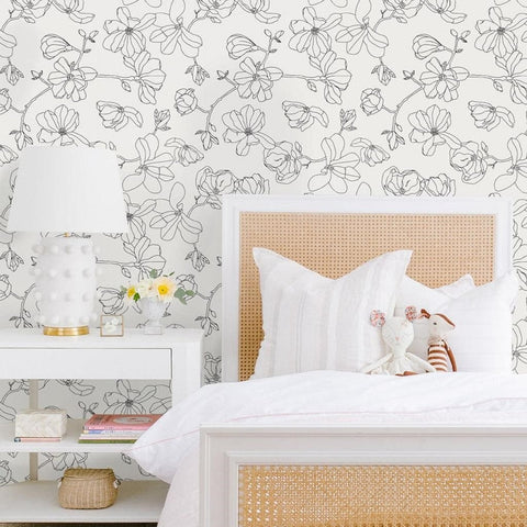 Choose a light and airy wallpaper design