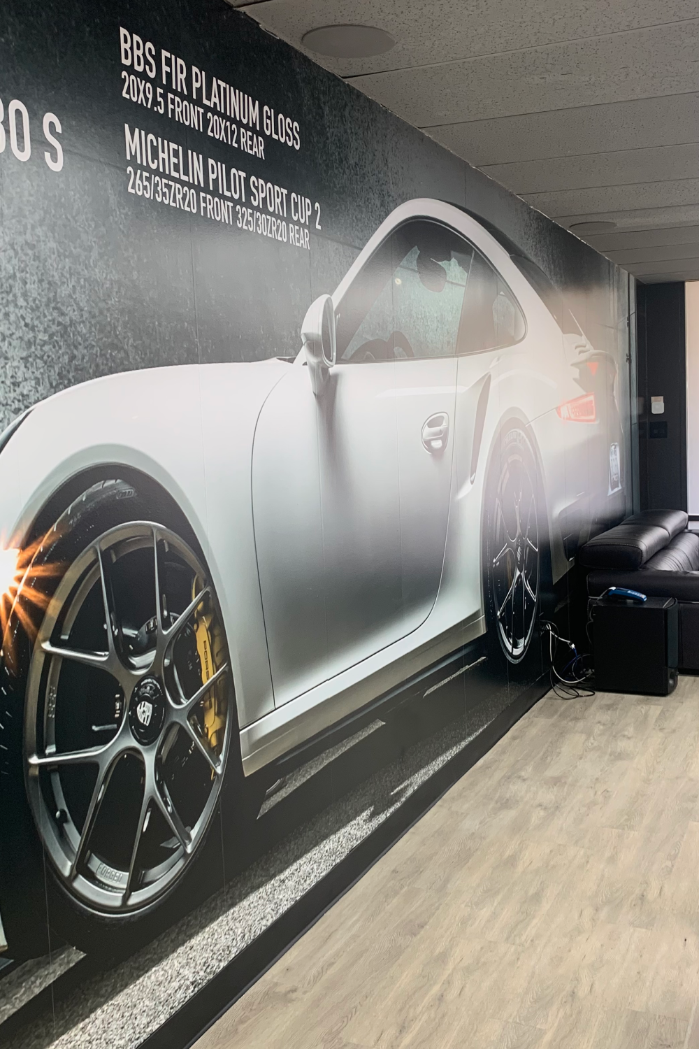 custom car wall mural ice performance by urbanwalls scottsdale arizona