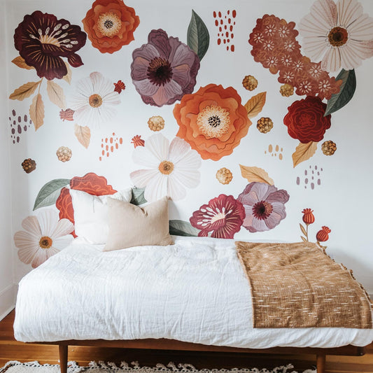 Just Floral You Flower Nature Garden Vinyl Wall Decal For Bedroom Wall –  Wallternatives
