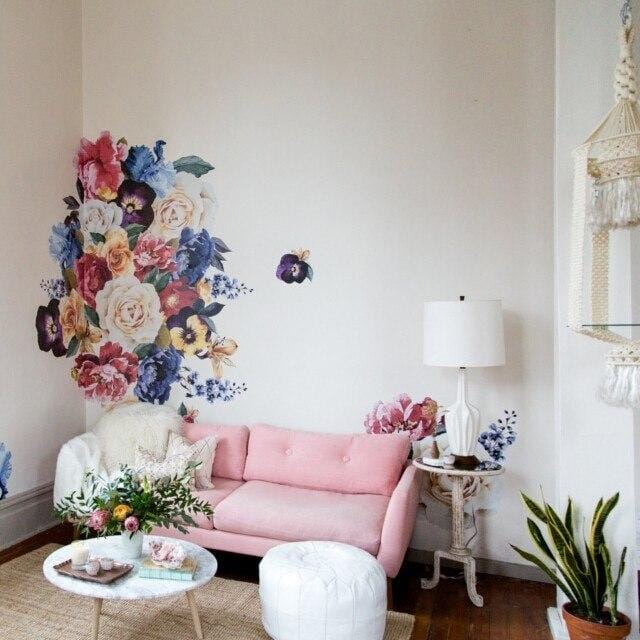 Vintage Floral Wall Decals | Urbanwalls