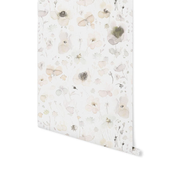 Watercolor Wildflowers - Wall Murals | Urbanwalls