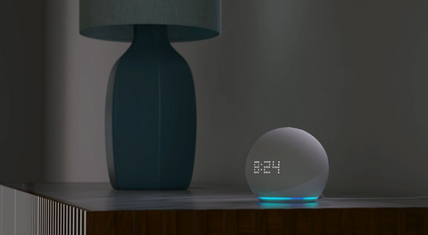 ▷  Parlante Inteligente Echo Dot con Reloj, 5ta Generación