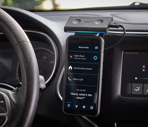 Asistente inteligente Echo Auto con Alexa – Innovacell