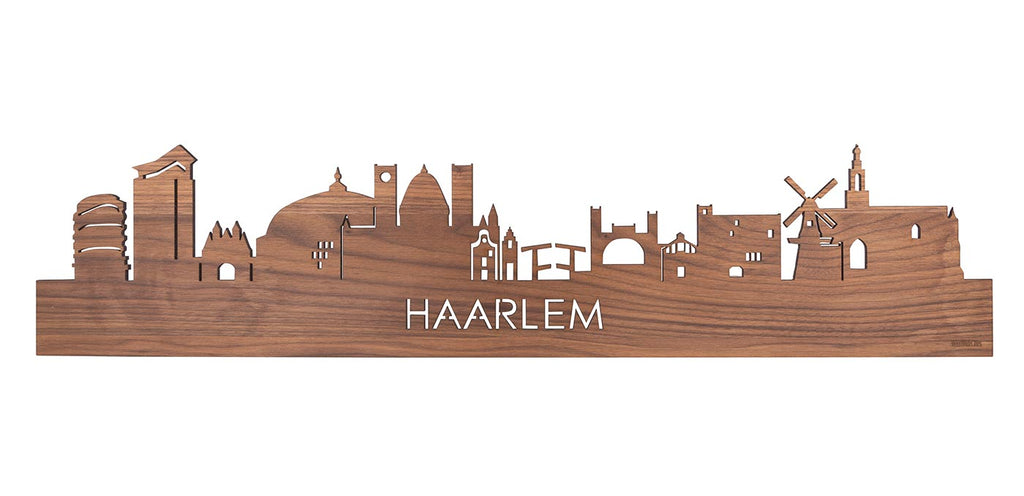 Haarlem Skyline van hout gemaakt