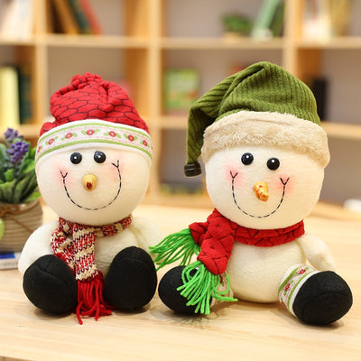 Cute Snowman Elk Doll Christmas Stuffed Plush Toys