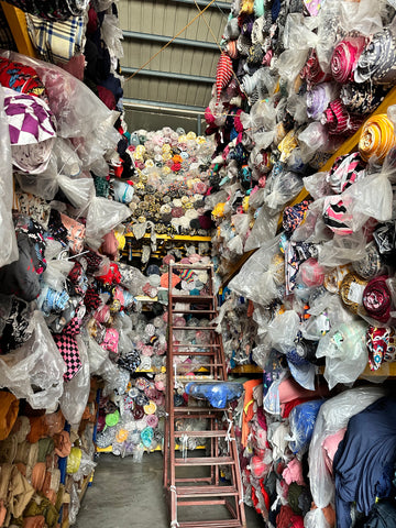 Warehouse full of Deadstock Fabric