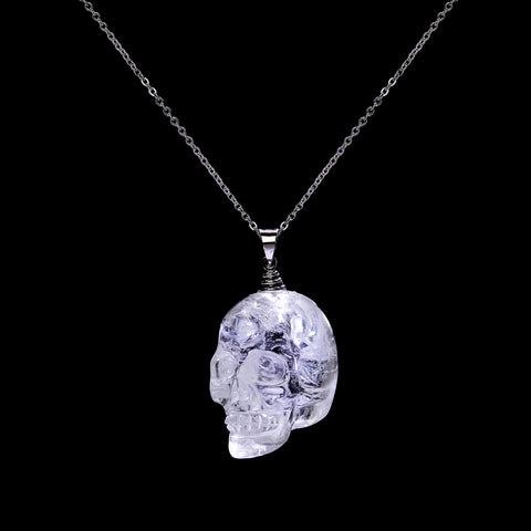 The Powerful Clear Quartz Healing Crystal Skull From The Rishis Are Back Collection