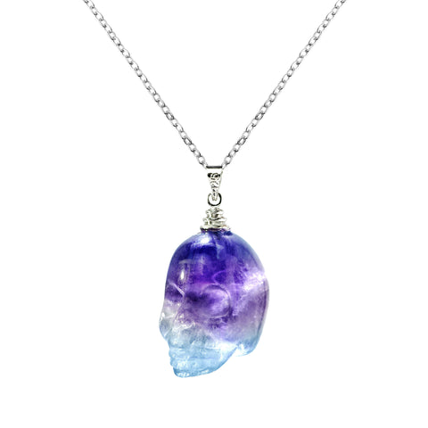 Fluorite Crystal Healing Skull From The Rishis Are Back Collection