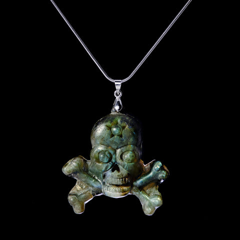 Labradorite Pirate Skull From The Rishis Are Back Collection