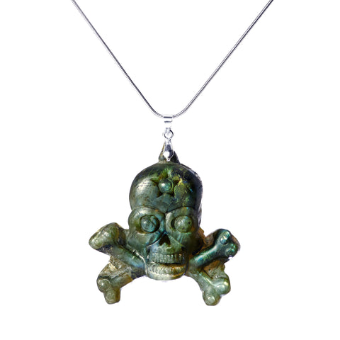 Labradorite Pirate Skull From The Rishis Are Back Collection