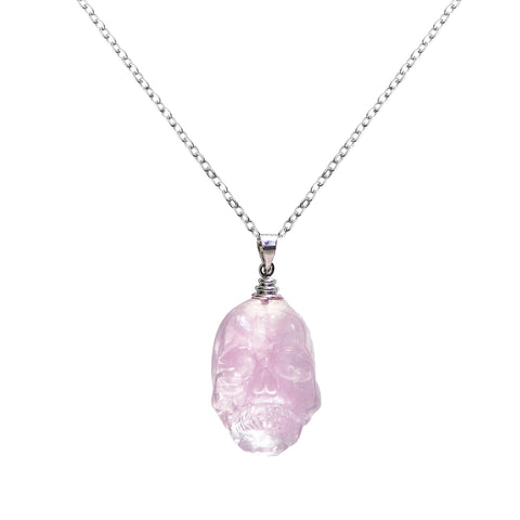Rose Quartz Healing Crystal Skull from The Rishis Are Back Collection