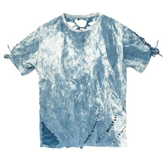 Authentic Distressed Cut Out Vintage Wash T-Shirts