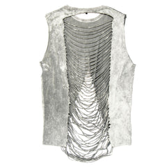 Authentic Distressed Cut- Out T-Shirt: The Shell