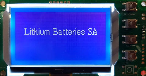 Lithium Batteries SA 5.1 kWh 48V 100Ah LiFePO4 UPS Battery Display 1