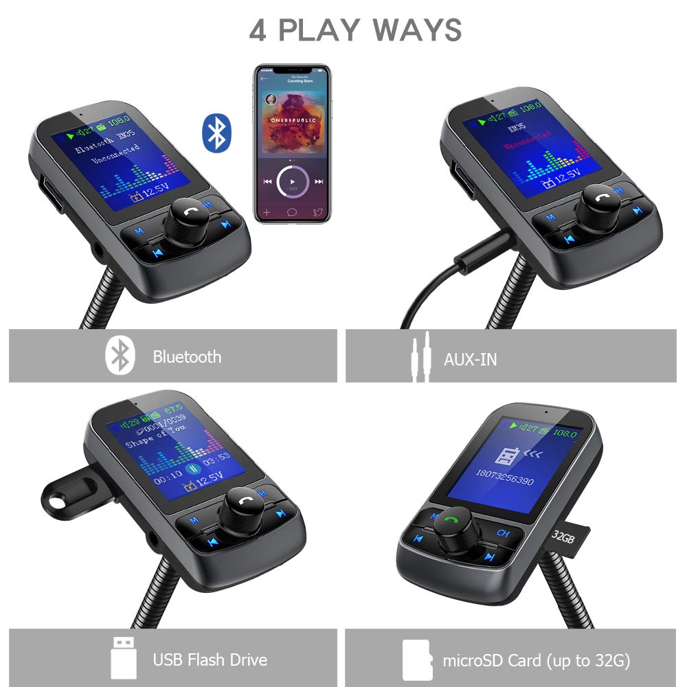 km35 bluetooth fm transmitter