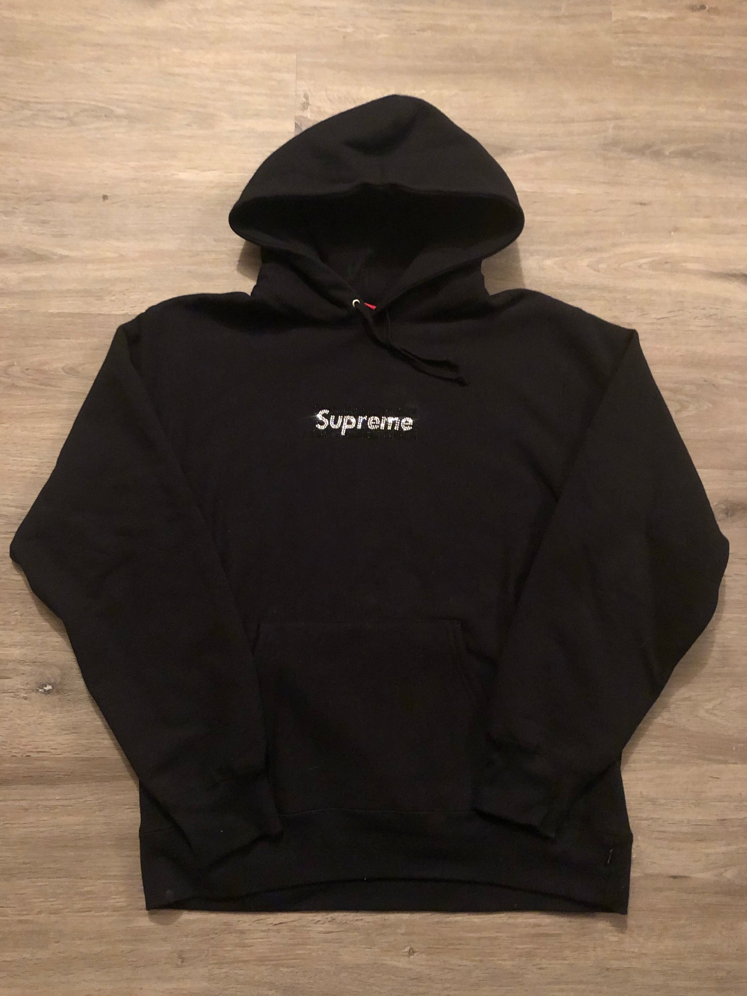 Supreme Swarovski Box Logo Hoodie – HypeFetish