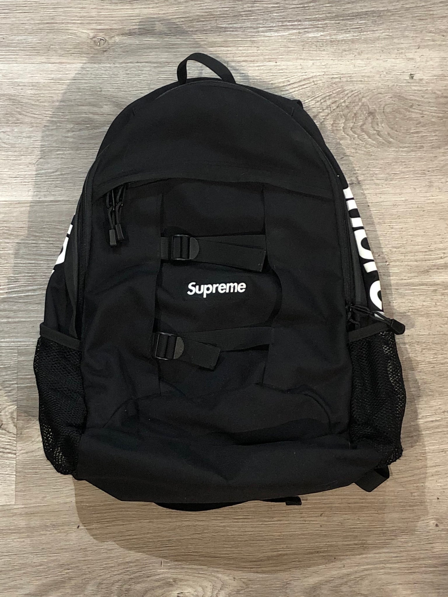 supreme duffle bag ss17 black