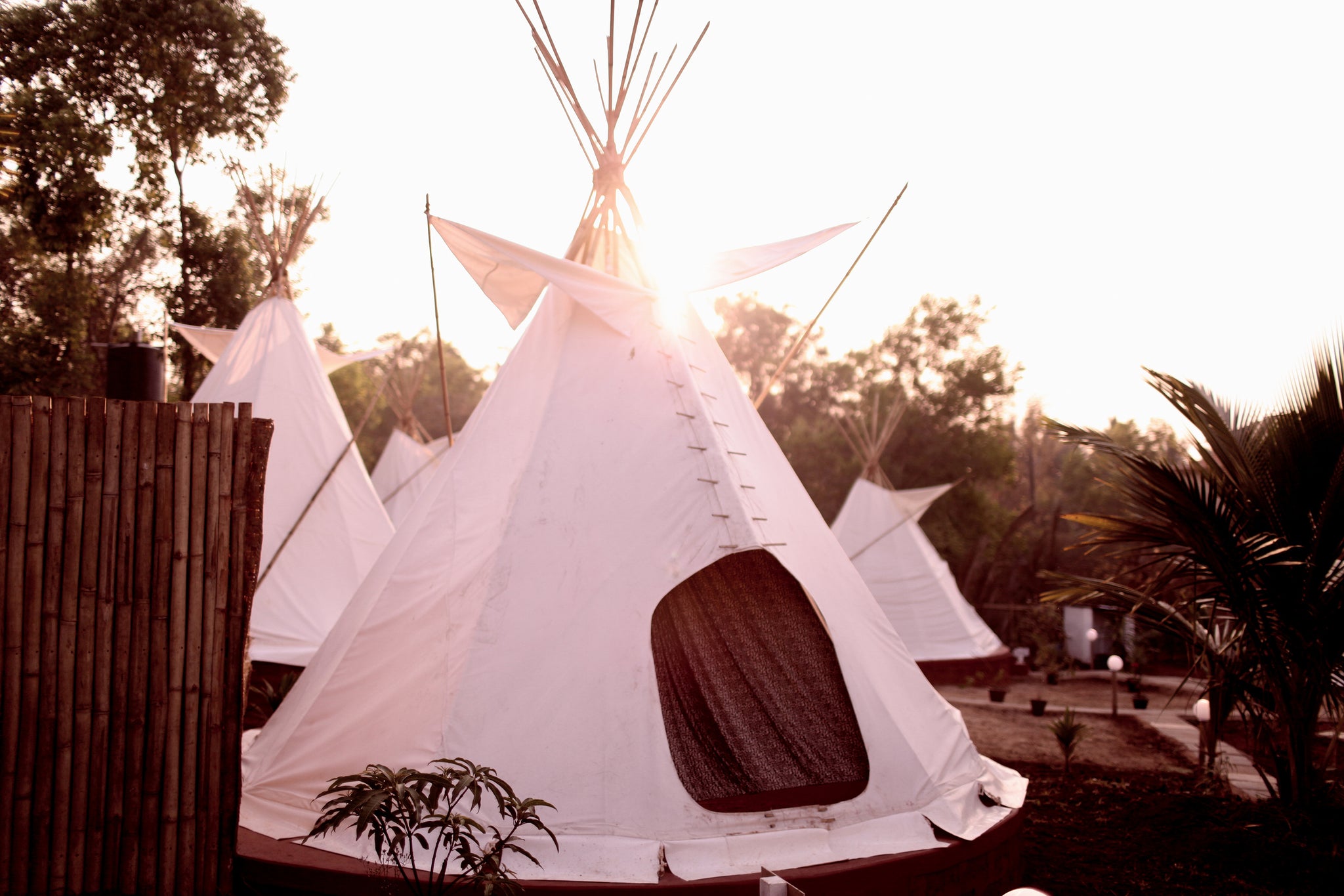 Wigwam in the sun