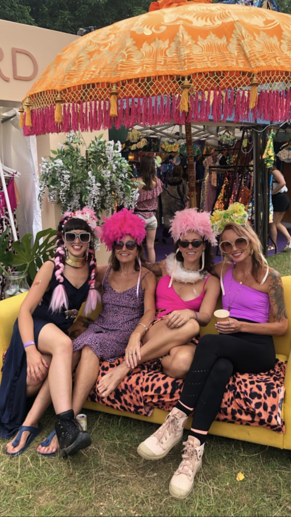 group of girls sat on sofa at Dancing Leopard Boxpark