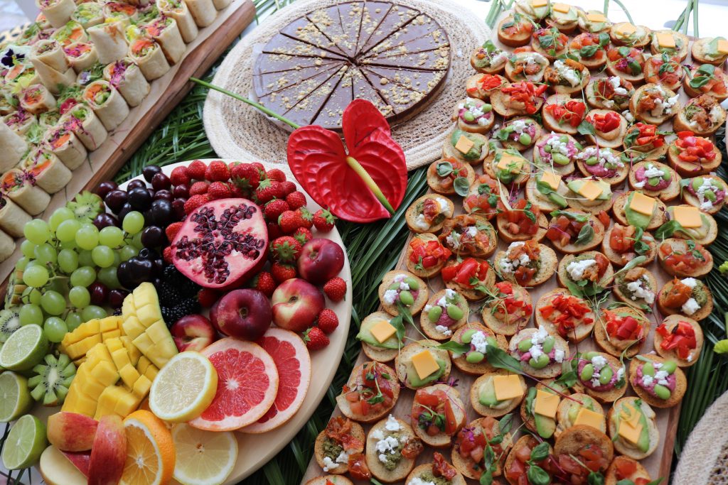 plates of food available at Dancing Leopard pop up shop