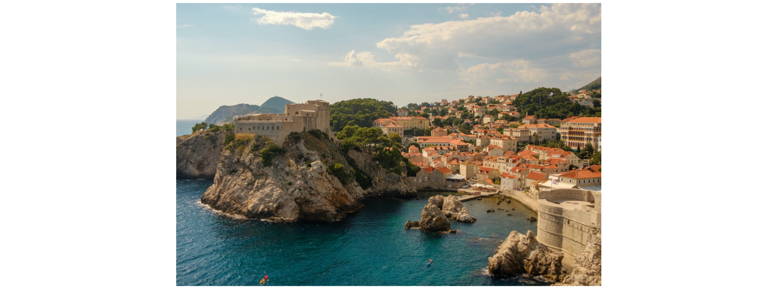 coastline at Dubrovnik 