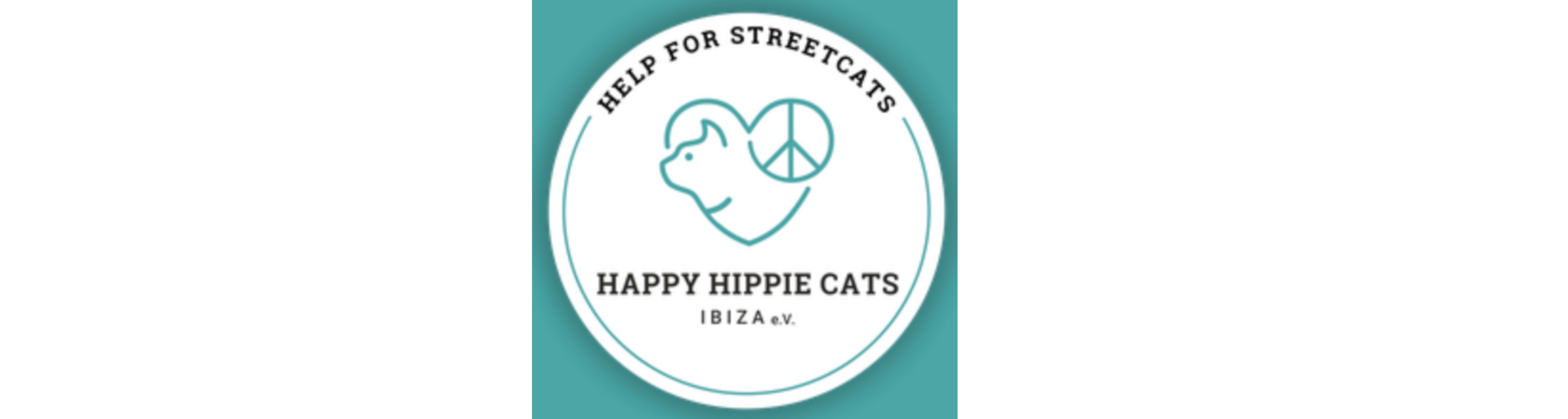 happy hippie cats logo