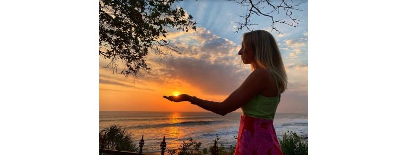 sunset dancing leopard dress