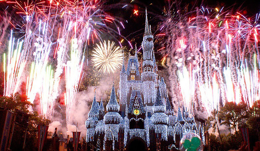 New Years Eve fireworks at Disney Florida