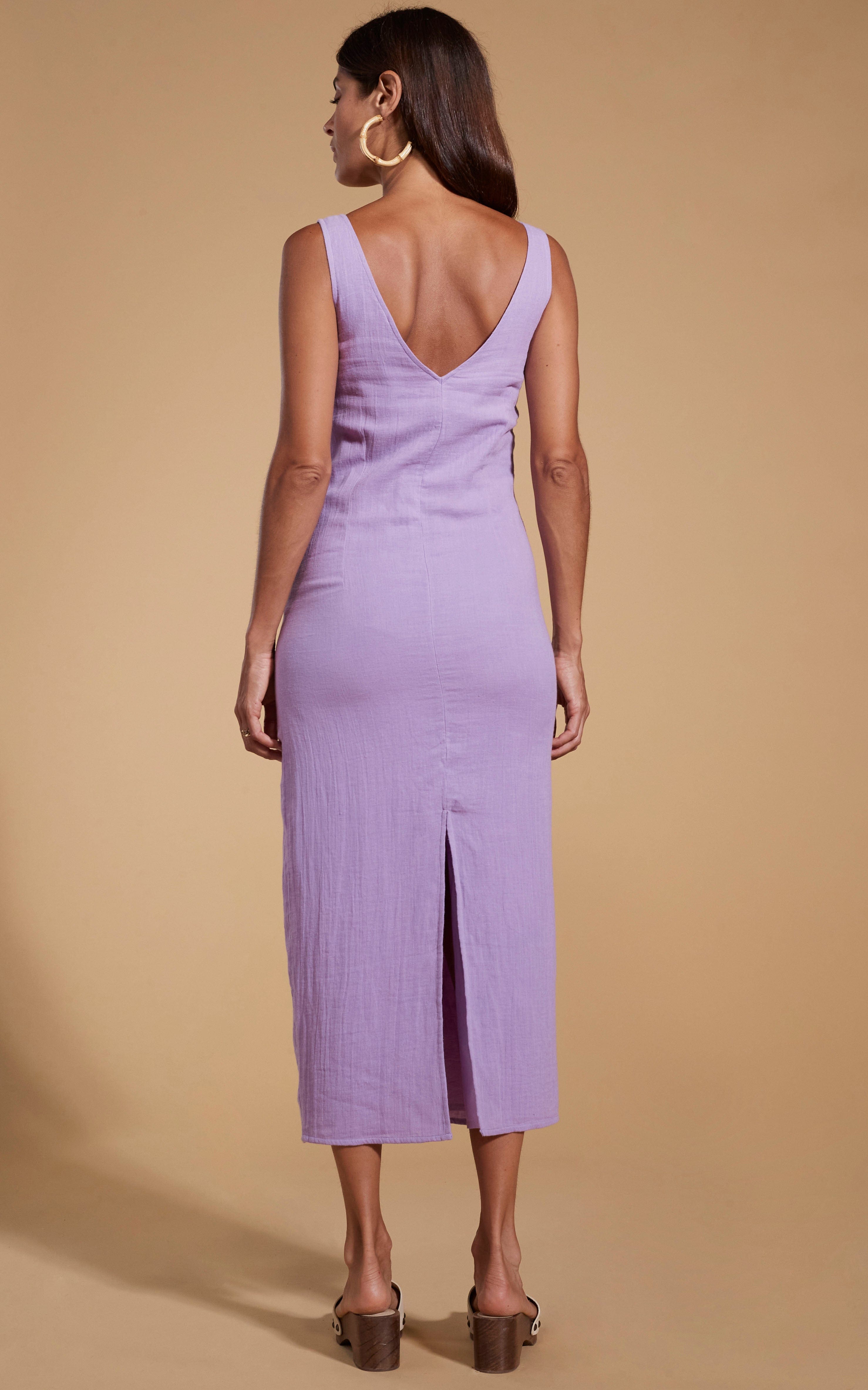 HALO Thalia Midi Dress in Lilac