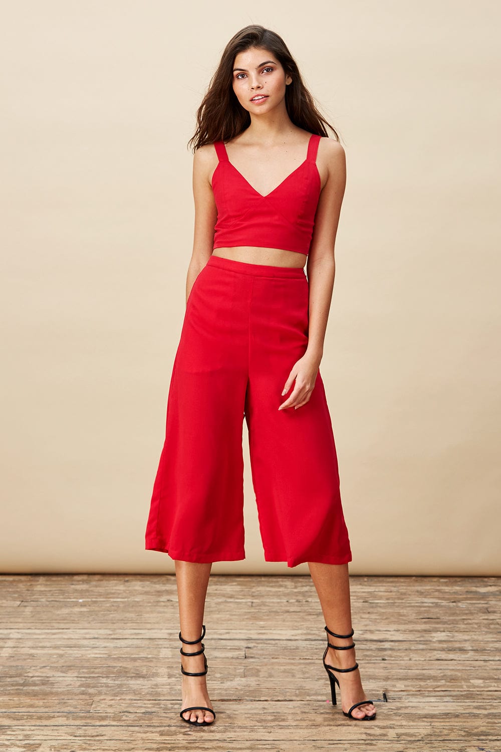 Coco Culottes in Red