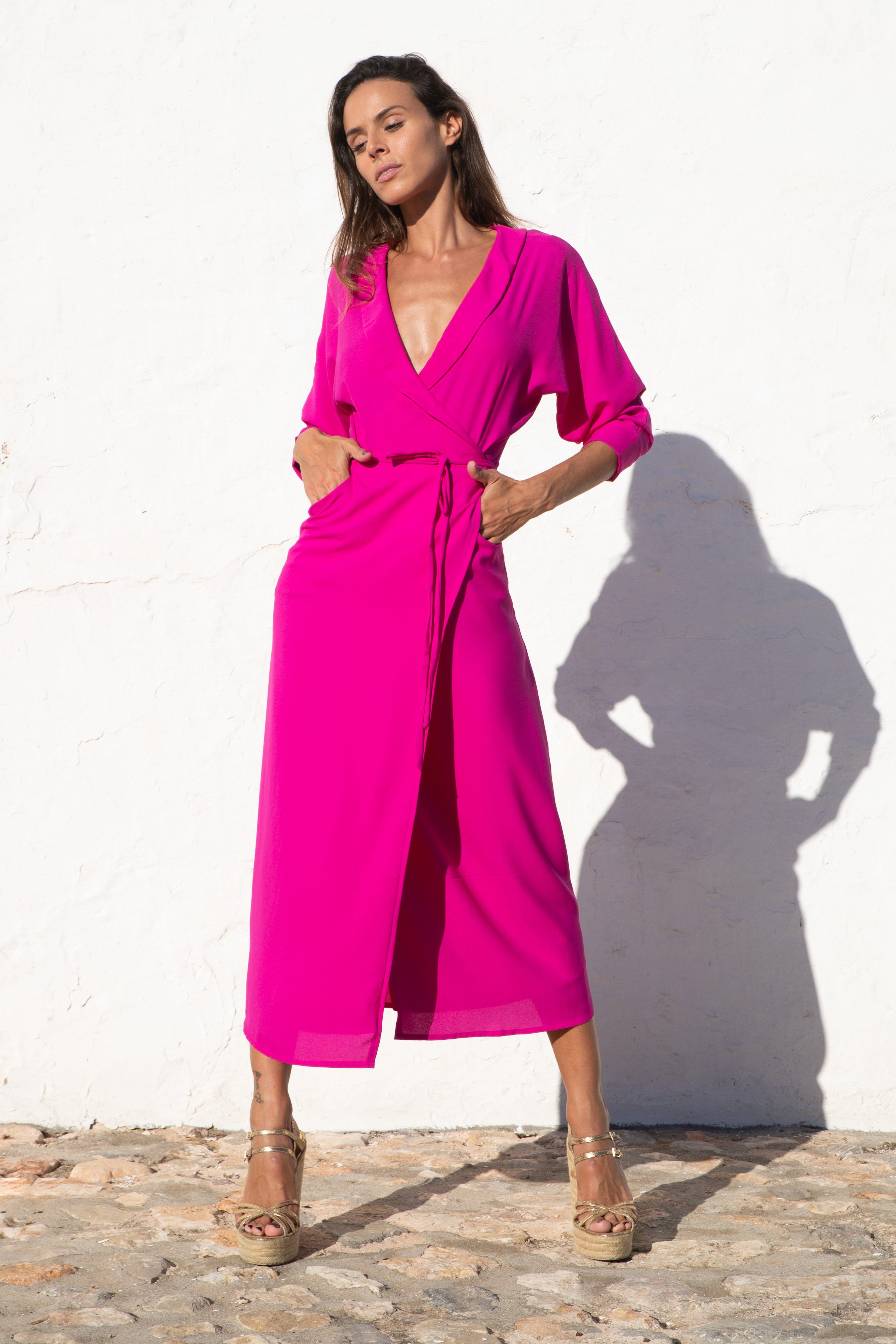 Kassidy Dress In Magenta