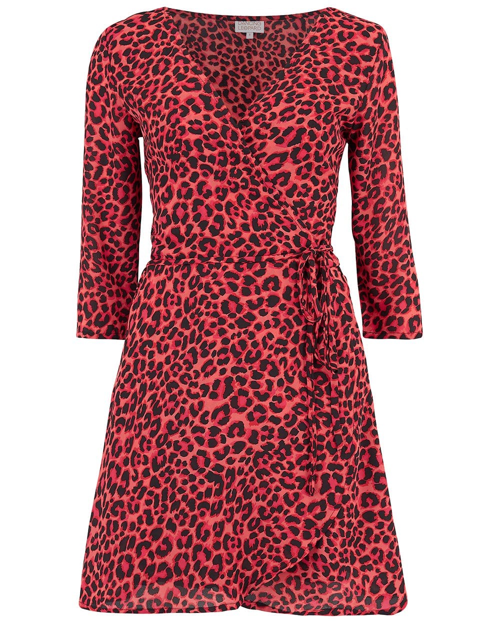 dancing leopard red dress