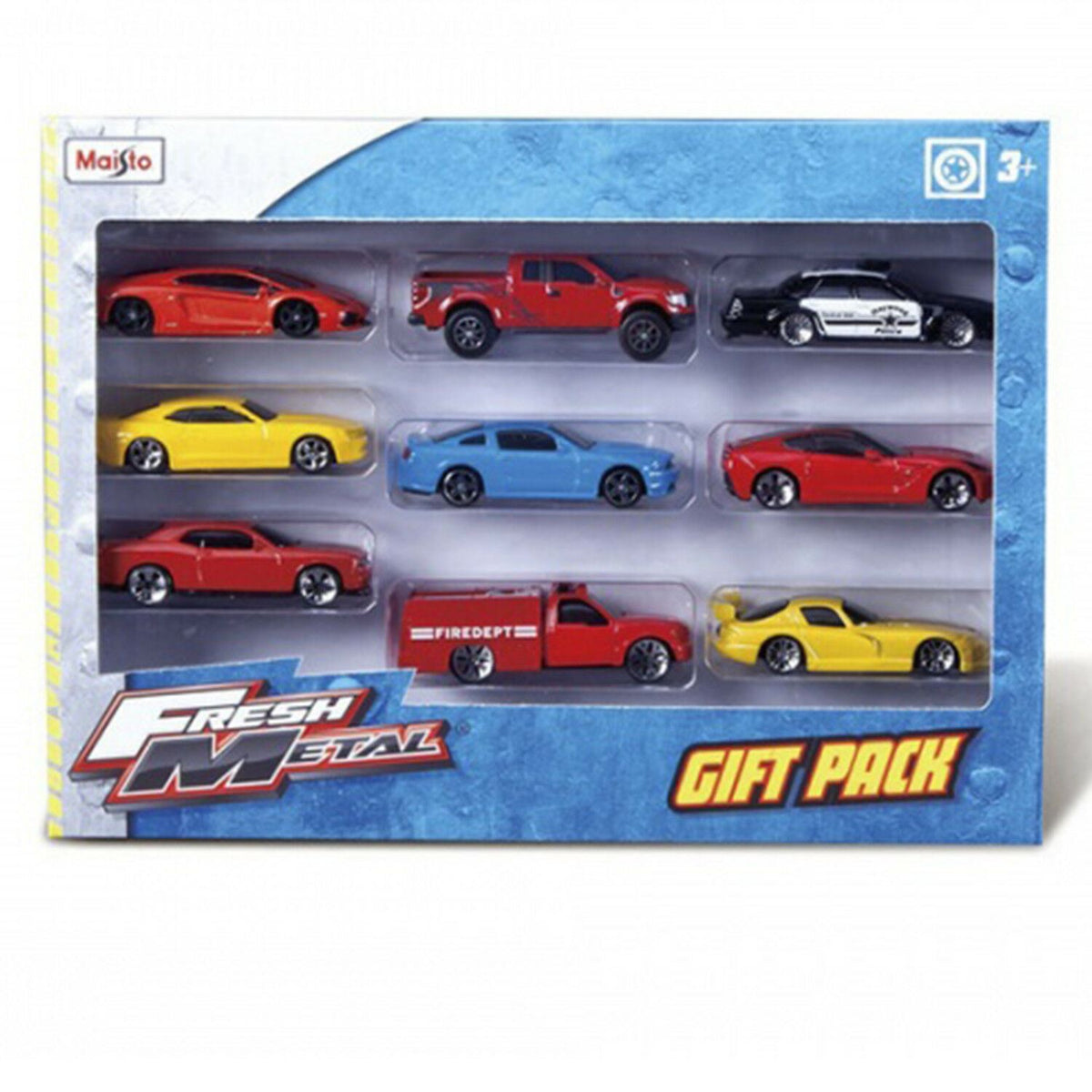 Maisto 9 Diecast Cars Collection From The Fresh Metal Avant Garde Brands