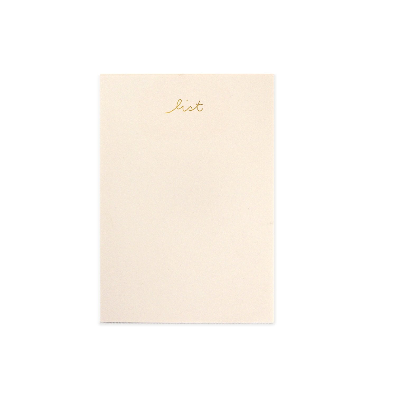 List Petite Notepad