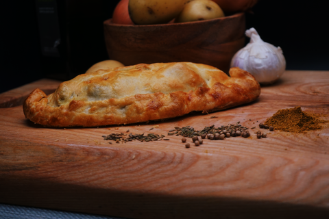 Seasonal Curried Potato pasty