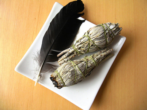 Sage prepared for ceremonial use