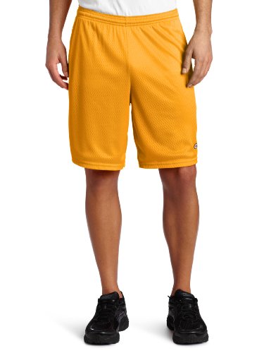 orange champion mesh shorts