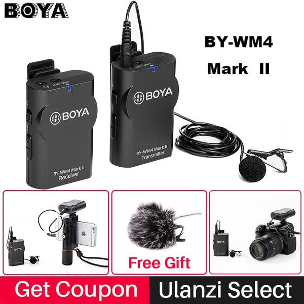 Jual Boya By Wm4 Mark Ii Wireless Microphone Online September 2020 Blibli Com