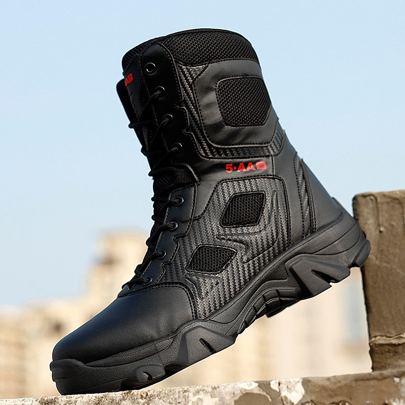 high top military boots