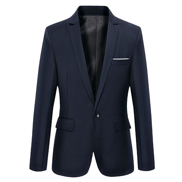 Men Casual Fashion Slim Fit Suit Jacket Blazers Coat 7 Color