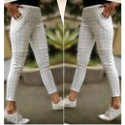 white colour jeggings