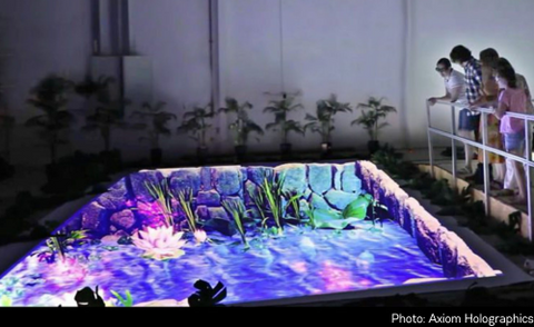 Holographic Aquarium as featured in Australia's Holographic Zoo