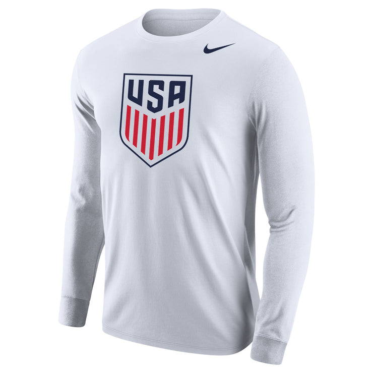 white long sleeve soccer jersey