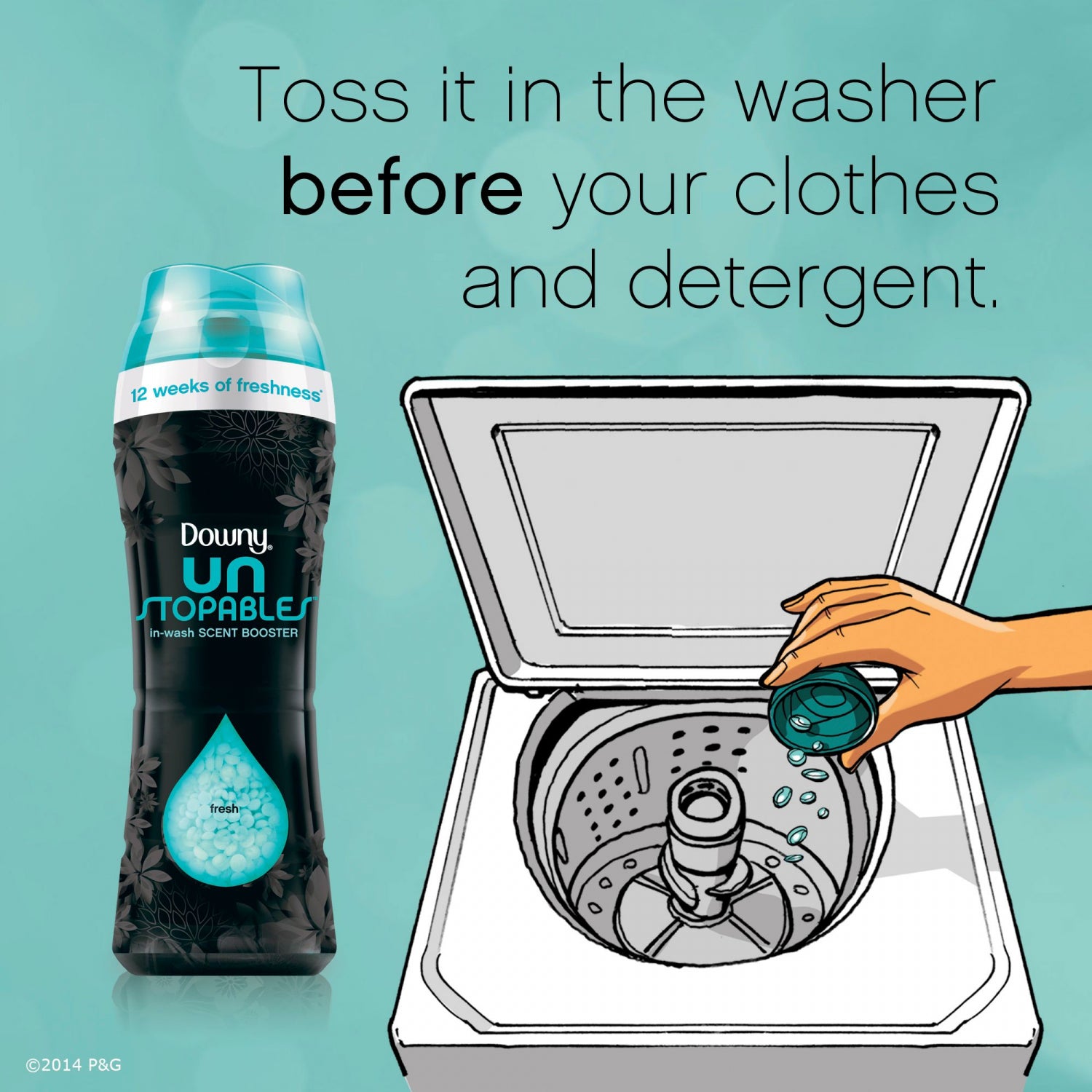 downy unstopables in dryer