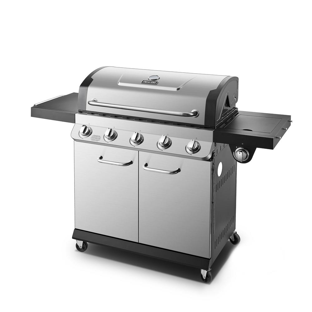 grill for use with home attached gas ozzle