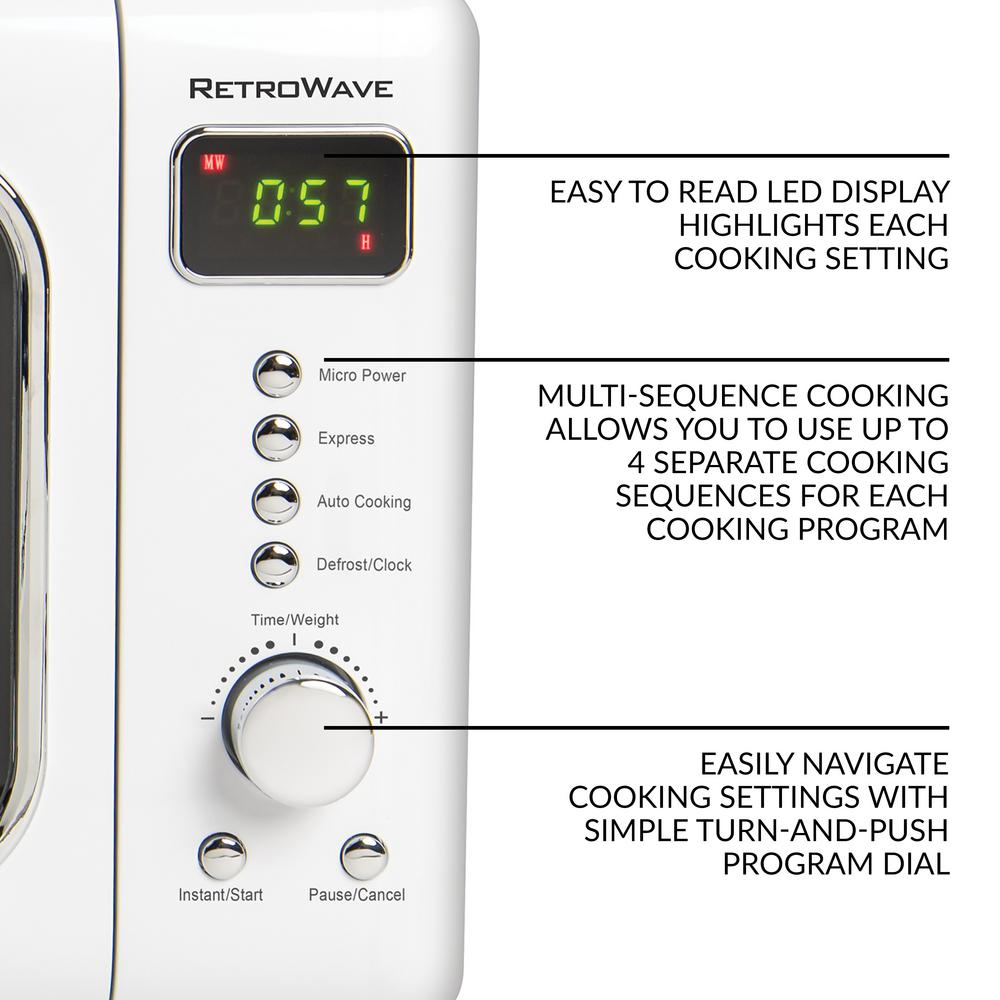 nostalgia microwave white