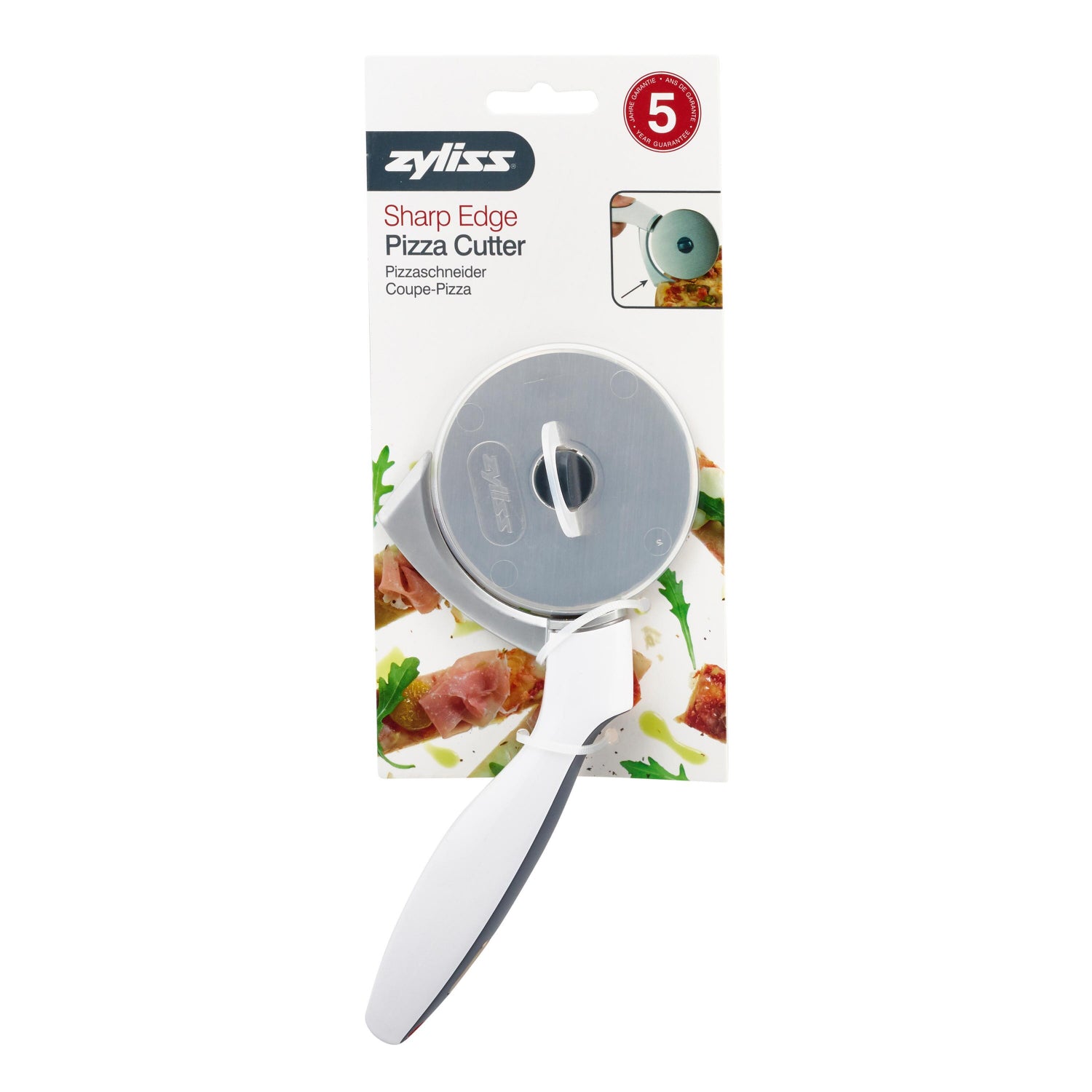 zyliss pizza slicer with crust cutter