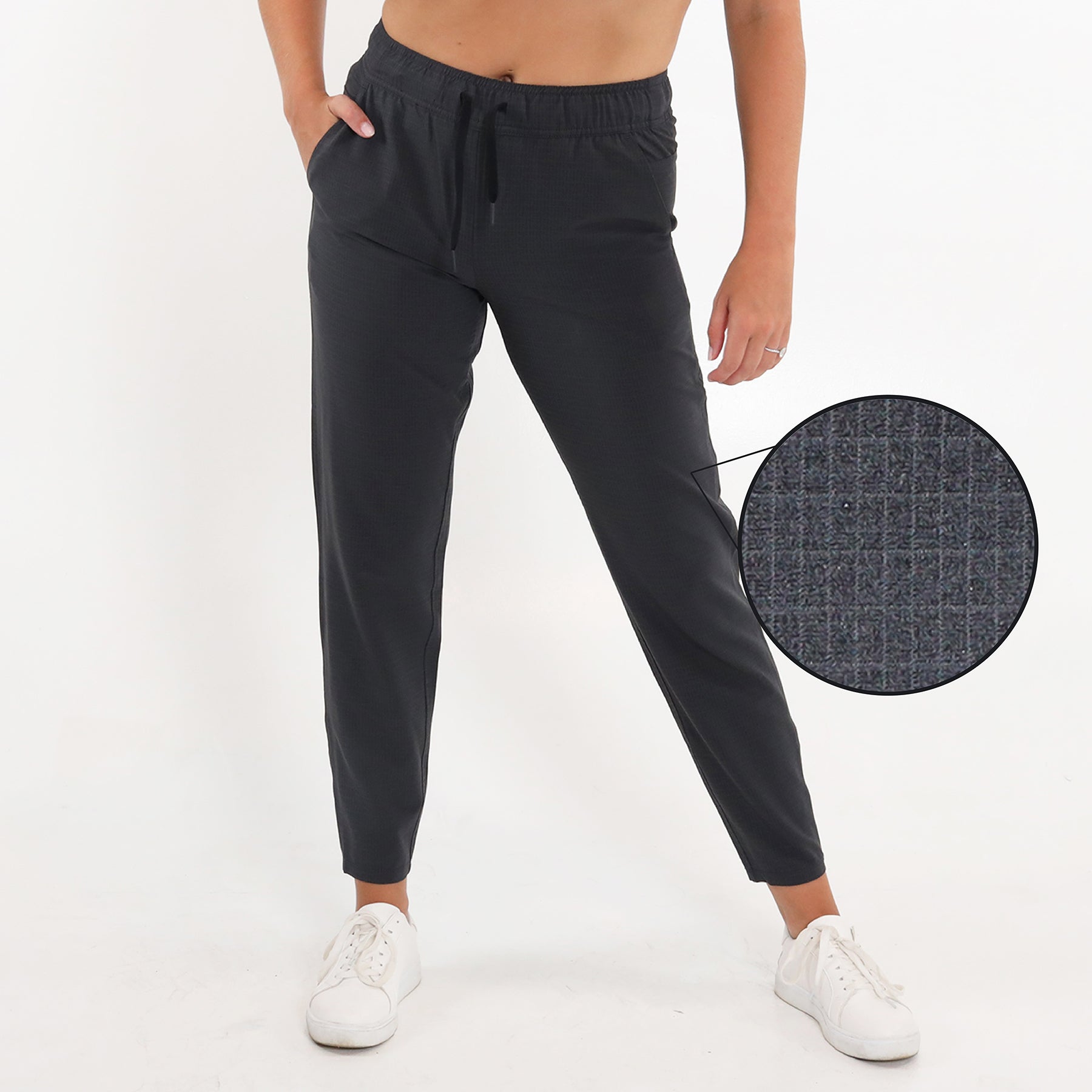 LADIES SOLUTION JOGGER - NAVY HEATHER – AndersonOrd Performance Apparel