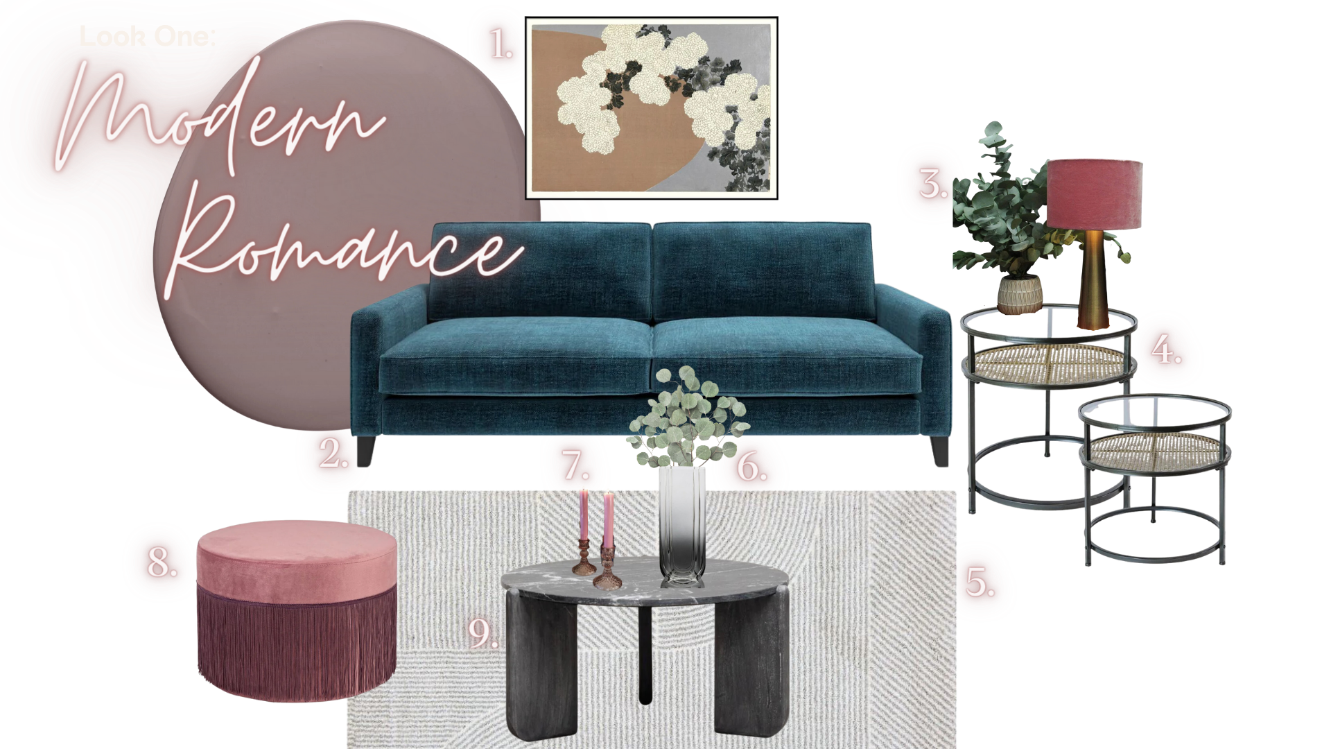 Look romantique moderne | Boutique de meubles et d'articles ménagers | Boutique irlandaise pour la maison | Oriana B
