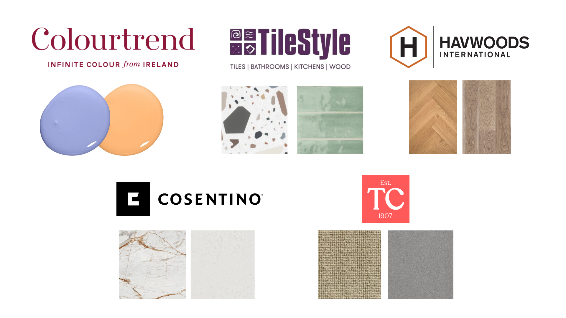 Samples for Moodboard Event | Furniture & Homewares Shop | Irish Home Shop | Oriana B